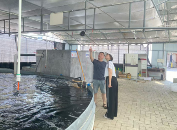 青春赋能水产养殖 科技助力污水治理