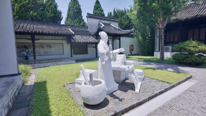 南京财经大学“文耘乡野”实践团深入调研施耐庵纪念馆