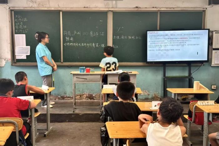 山西师范大学三下乡|传承文化韵 童声诵华章