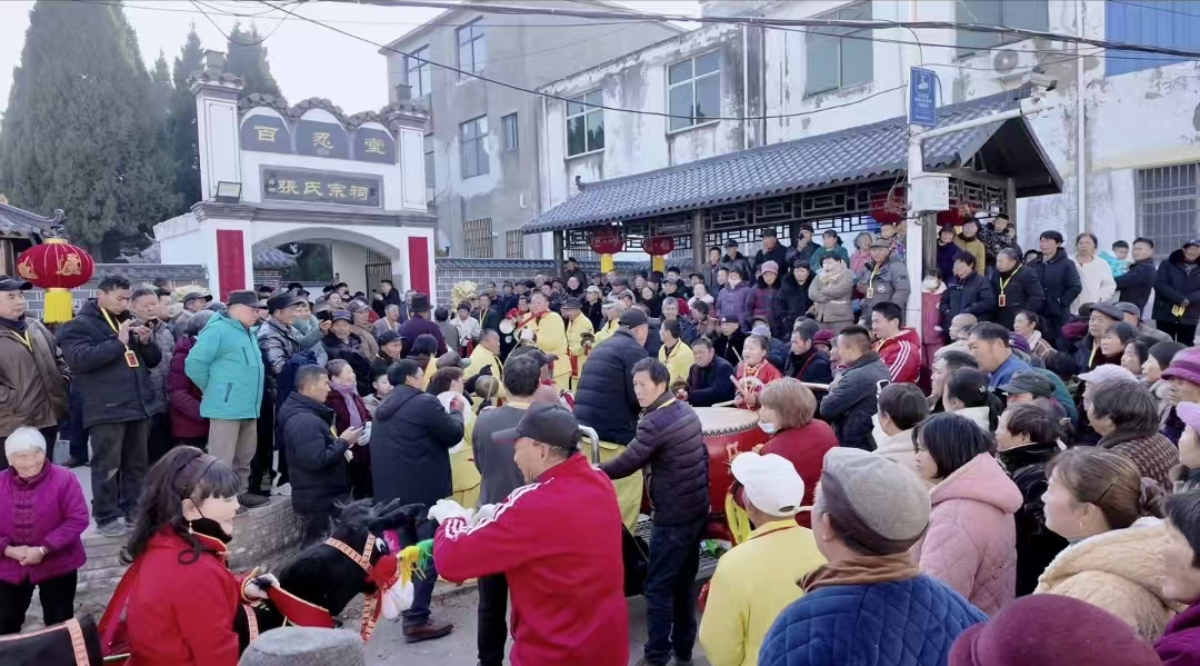 锣鼓喧天庆新春，青春聚力暖桑梓