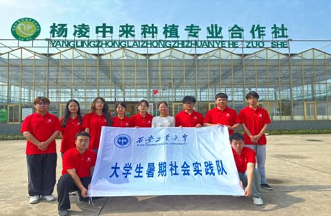 西安工业大学“实践促振兴——小小塑料开启乡村致富新篇章”暑期社会实践队赴杨陵探索科技助农新路径
